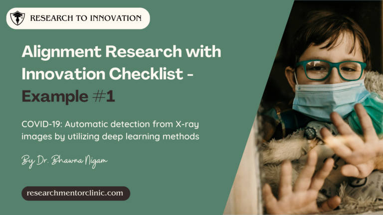 Alignment Research with Innovation Checklist – Example #1